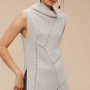 Aritzia Wilfred durandal sleeveless sweater